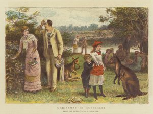 Christmas in Australia by George Goodwin Kilburne